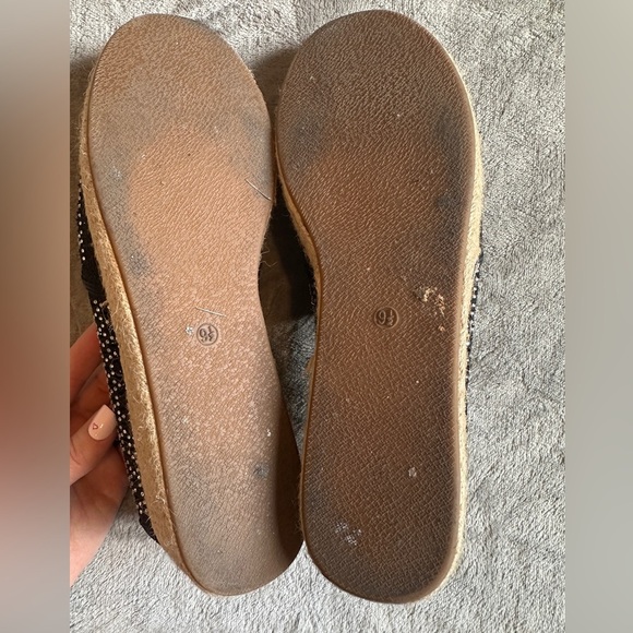 Andiamo arose black rhinestone wedges - Picture 6 of 7